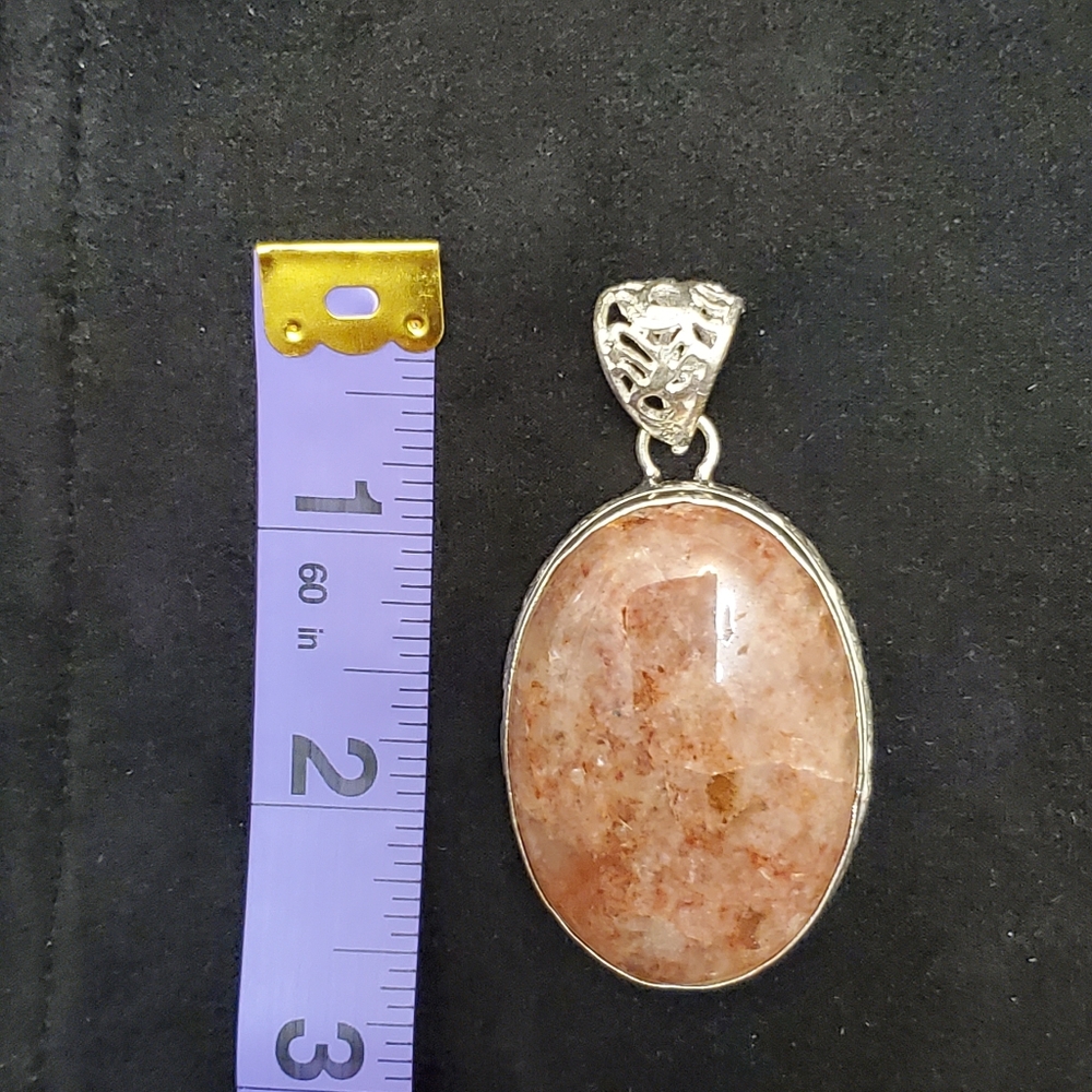 925 Silver Semi-precious Stones Handmade Pendant